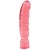 Большой розовый фаллоимитатор Crystal Jellies 12  Big Boy - 29,5 см.